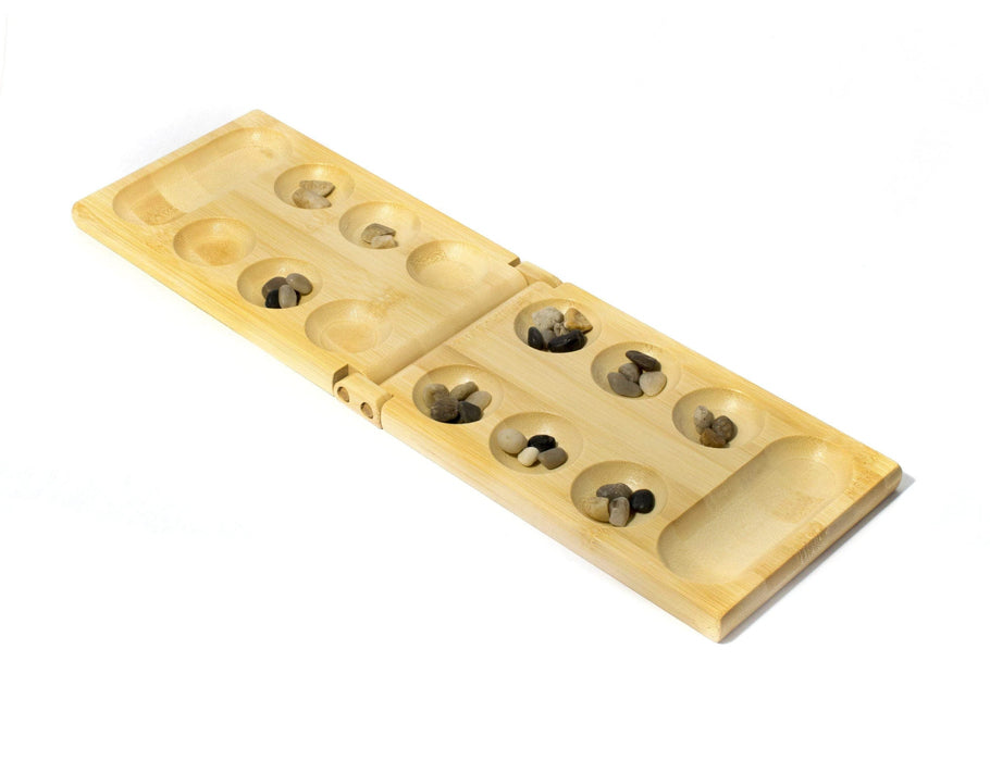 Pandoo Mankala Bean Game Bamboo