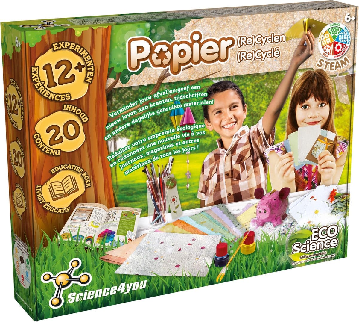 Recyclingpapier von Science 4 Sie, Experimentset