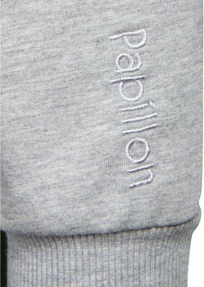 Papillon Sweat Hoody Baumwoll Damen graue Größe xl