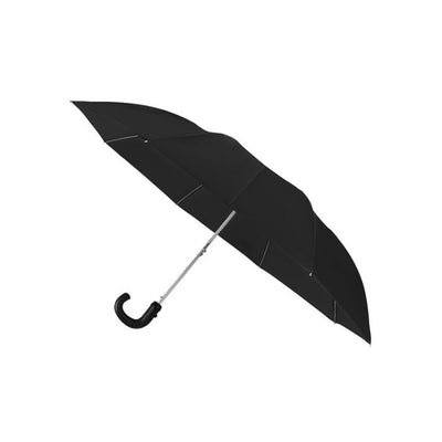 Impliva Regenschirm falten automatischer Haken schwarz