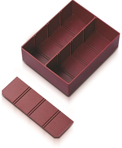 Parat Mitteltrennwand 110x36 Polystyrol rot - 900.003.166 - 900003166