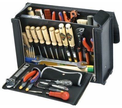 Parat neue klassische Werkzeugtasche aus Leder | Mittelwand | 5380000031 - 5380000031