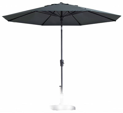 Madison Sonnenschirm Paros 300 cm aufdrehbar grau