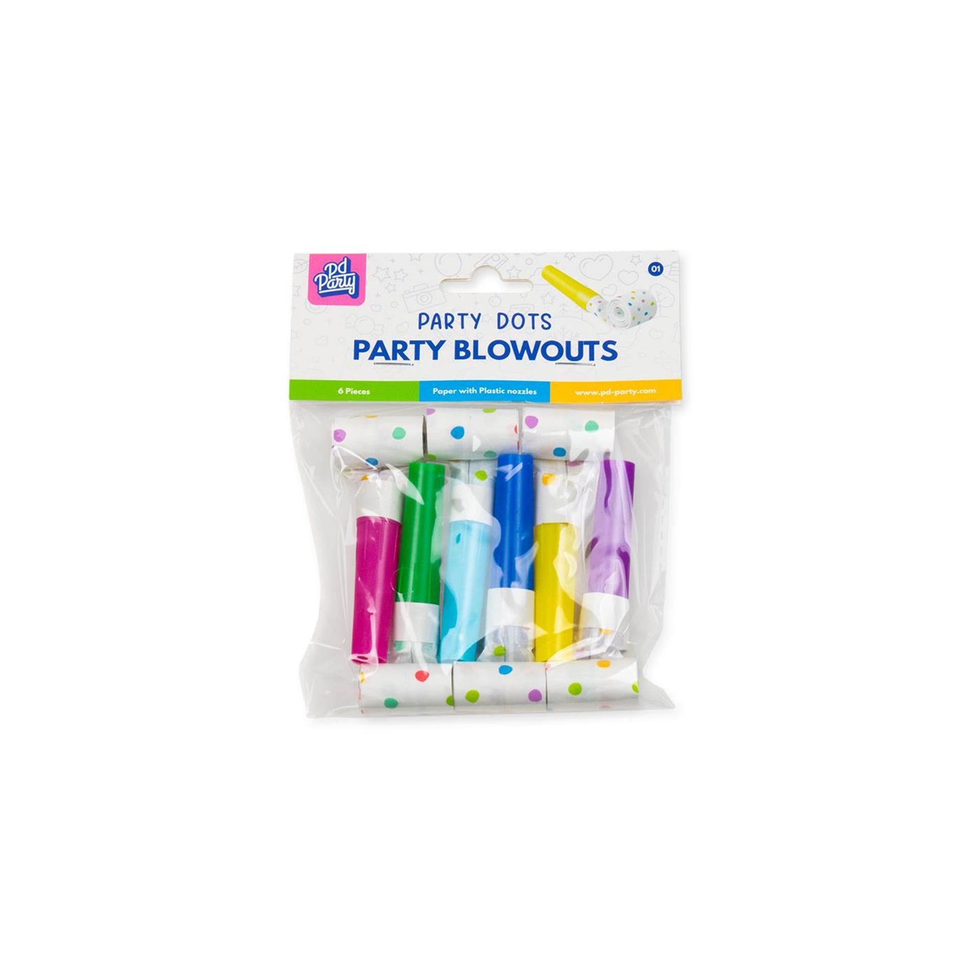 Paperdreams Party-Zungenroller – Party-Punkte-Set, 6-teilig