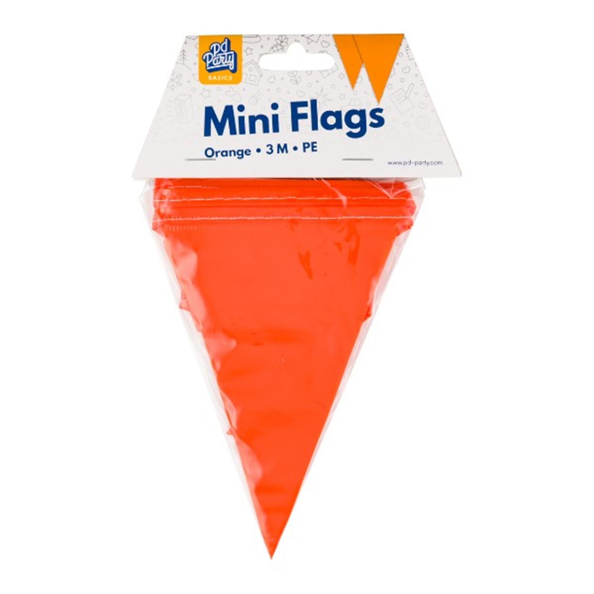 Paperdreams Fahnenleine Orange Mini 3m