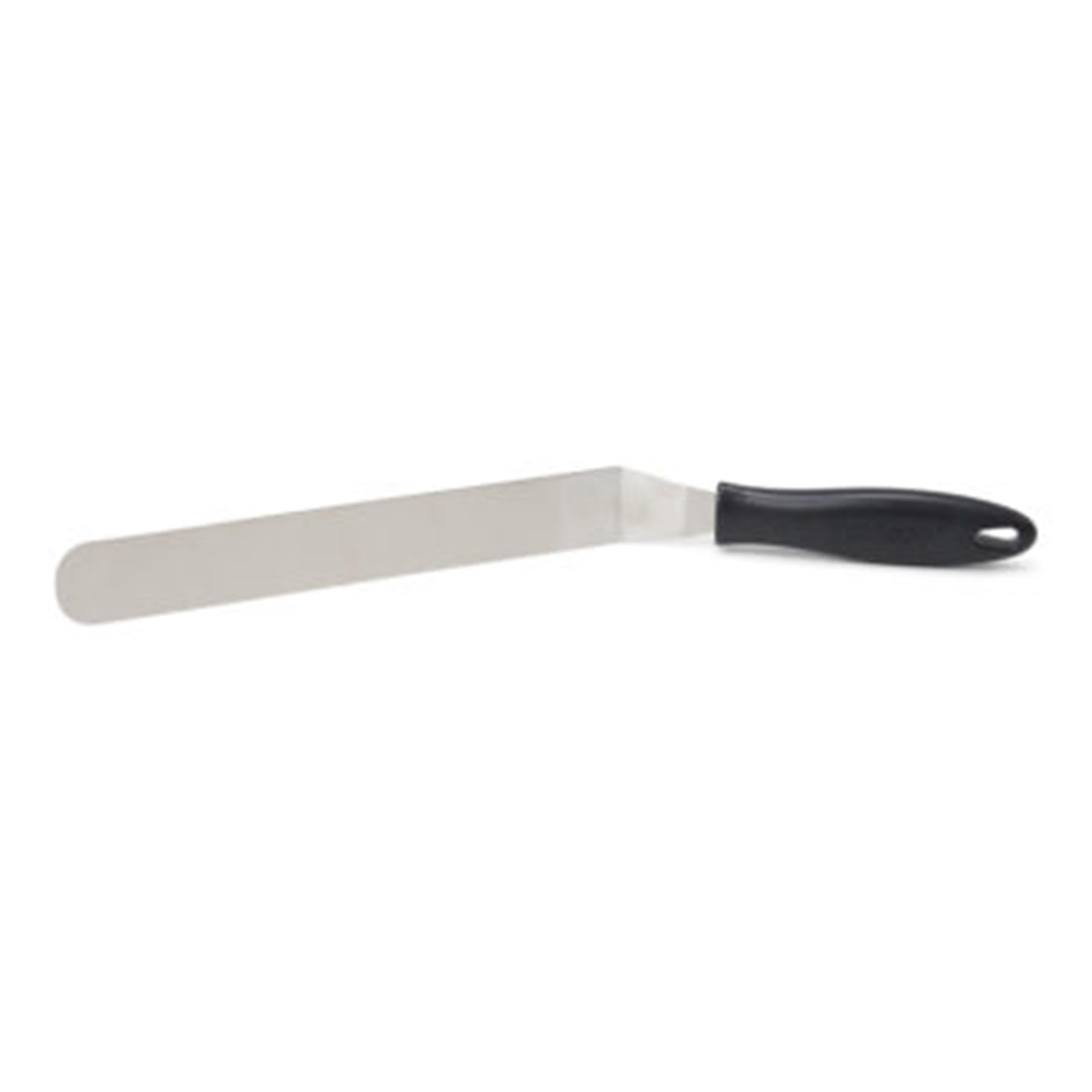 Patisse gebogenes Spachtel aus Edelstahl, 25 cm