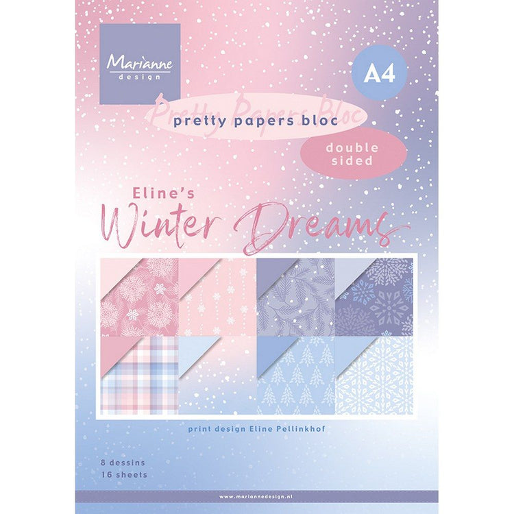 Marianne Design • Papierblock Elines Winterträume