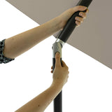 Madison Parasol Elba 300 cm ECRU - afbeelding 2