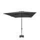 Madison Parasol Moraira 230x230 cm Grau