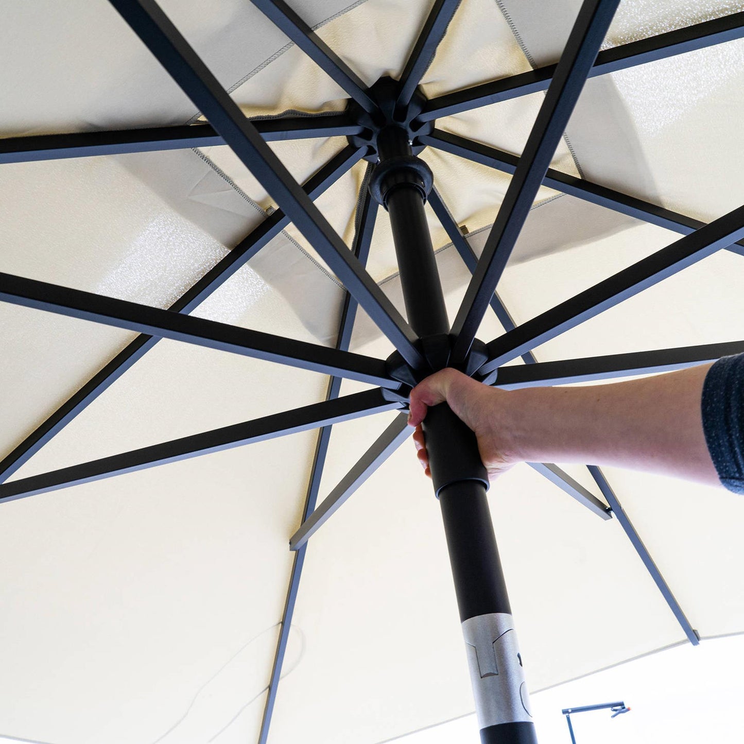 Madison Parasol Moraira 230x230 cm Grau
