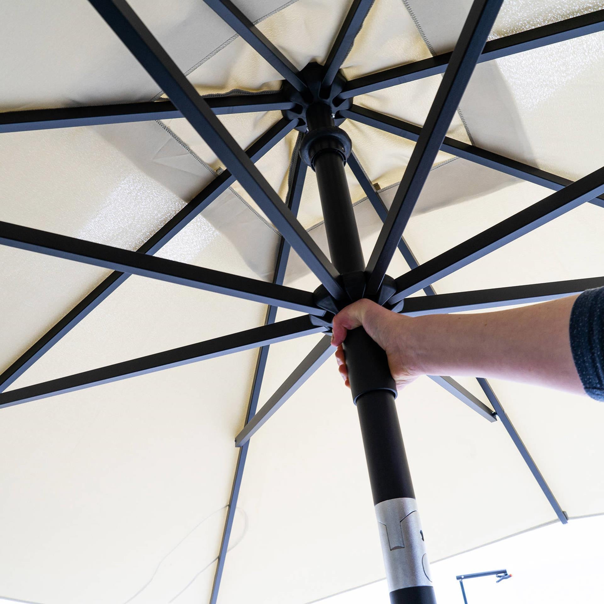 Madison Parasol Moraira 230x230 cm ECRU