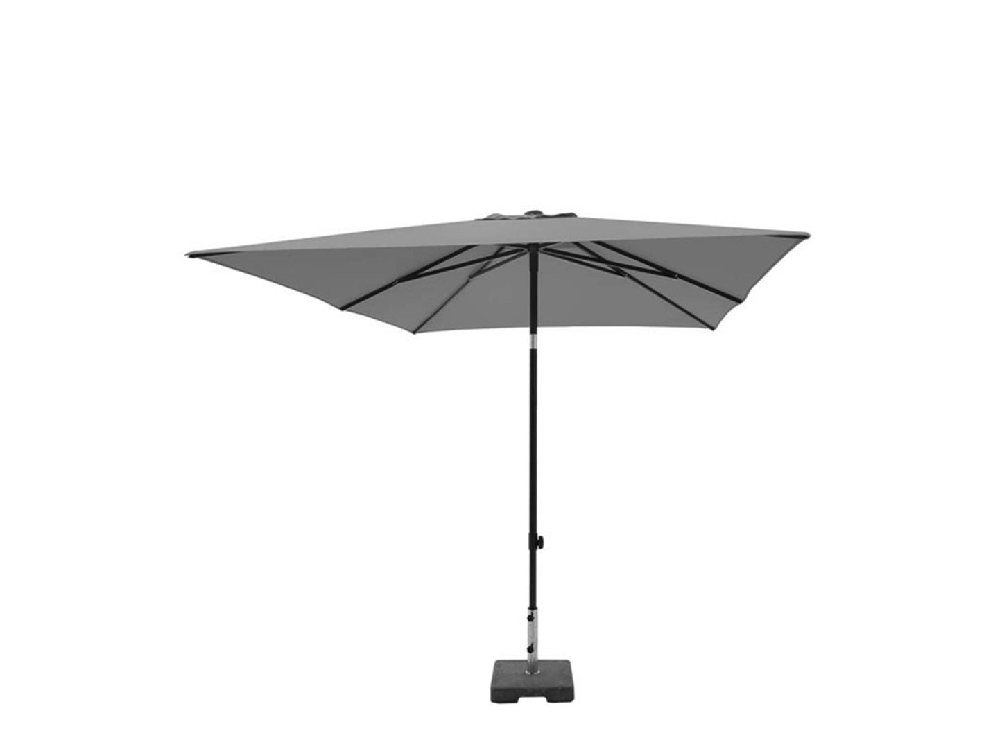 Madison Sonnenschirm Moraira Push-up 230x230 hellgrau