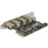 Delock PCI Express -Karte> 4x USB 3.0