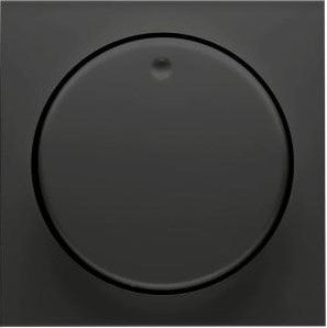 Peha Badora mattschwarze Abdeckplatte + Tastendimmer – 4603750