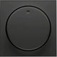 Peha Badora mattschwarze Abdeckplatte + Tastendimmer – 4603750
