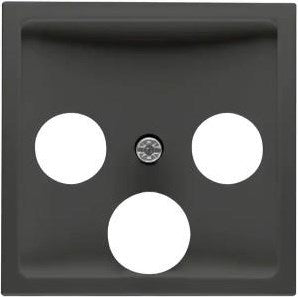 Peha Badora mattschwarze Abdeckplatte für Koax – 4603560