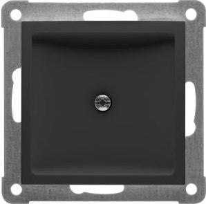 Peha Badora mattschwarze Blindplatte – 4603700