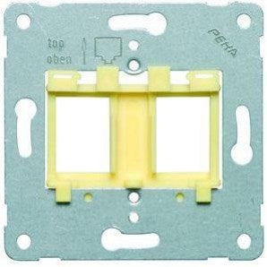 Peha-Trägerrahmen 2xRJ45 für UTP-Keystone - 4601170