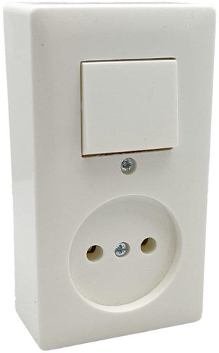 Peha Aufputzkombination Peha Schalter lw - 4660310