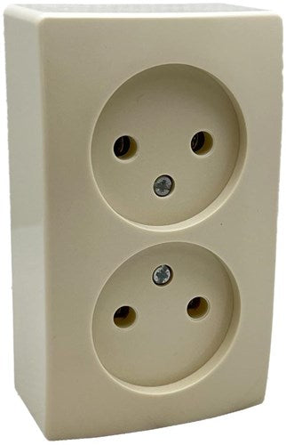 Peha Aufputzsteckdose Peha Doppelcreme - 4678960