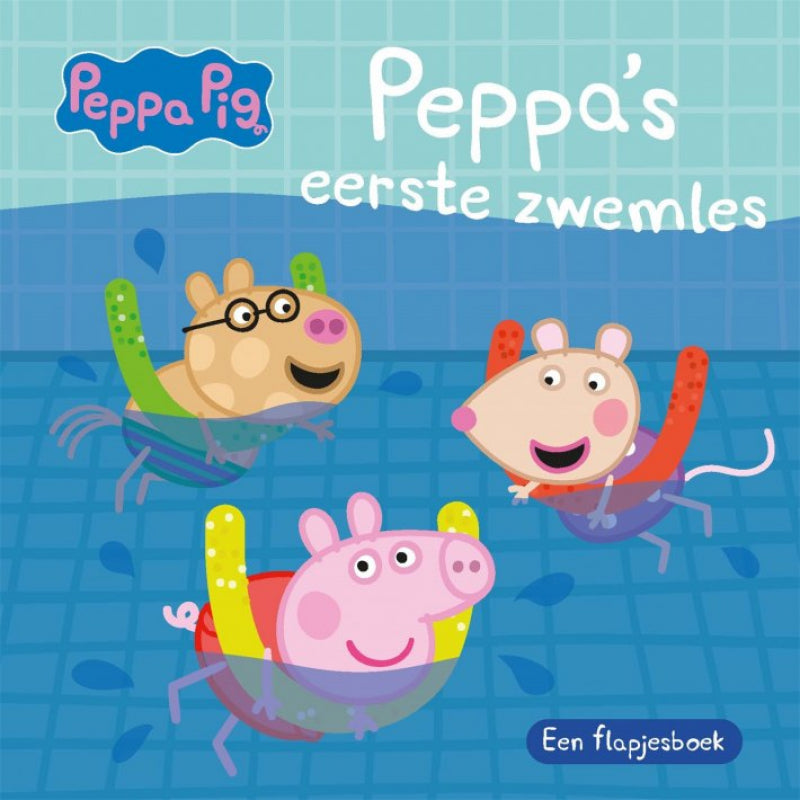 Großer Ballon Peppas erste Schwimmstunde