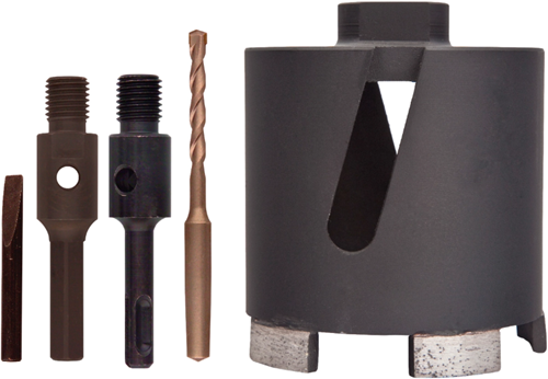 Perfectmate epd0631 Kastenbohrer 82mm | + Adapter und Zentrierbohrer – epd0631