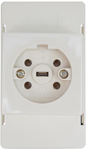 Perilex-Deckel mit Perilex-Buchse für Anschlussdose Cream Power – 4047815