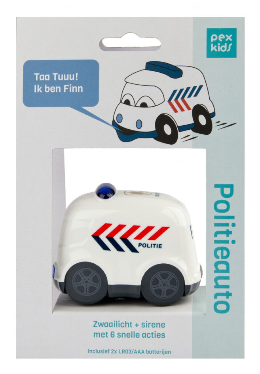 Hupendes Pexkids-Polizeiauto Finn