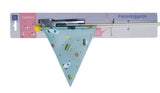 Sicherheitsflagge Pexkids Raketenblau mit Raketenabdruck - afbeelding 3