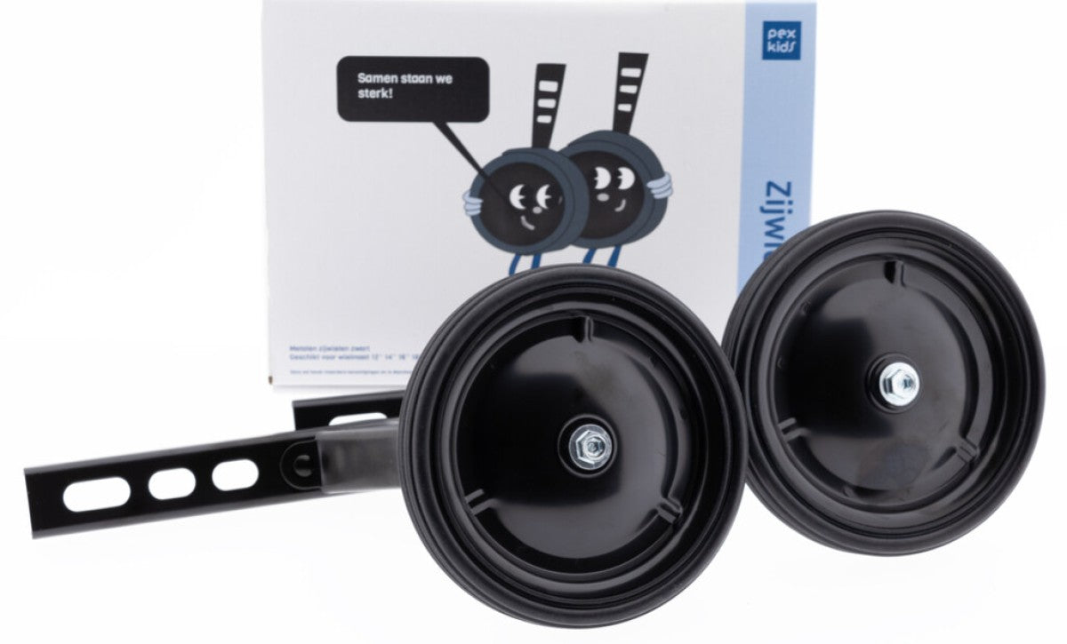 Pexkids Stützräder 12-20 Zoll schwarz