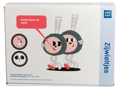 Tutch Räder 12 ~ 20 Pexkids Eenhoorn Panda - Pink