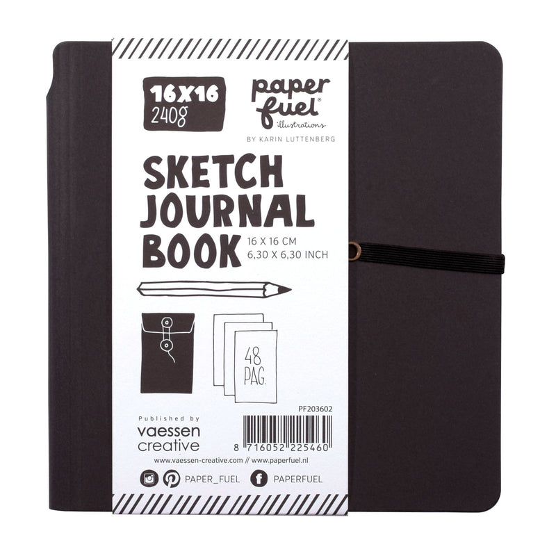 Paperfuel • Tagebuch-Notizbuch 16x16cm