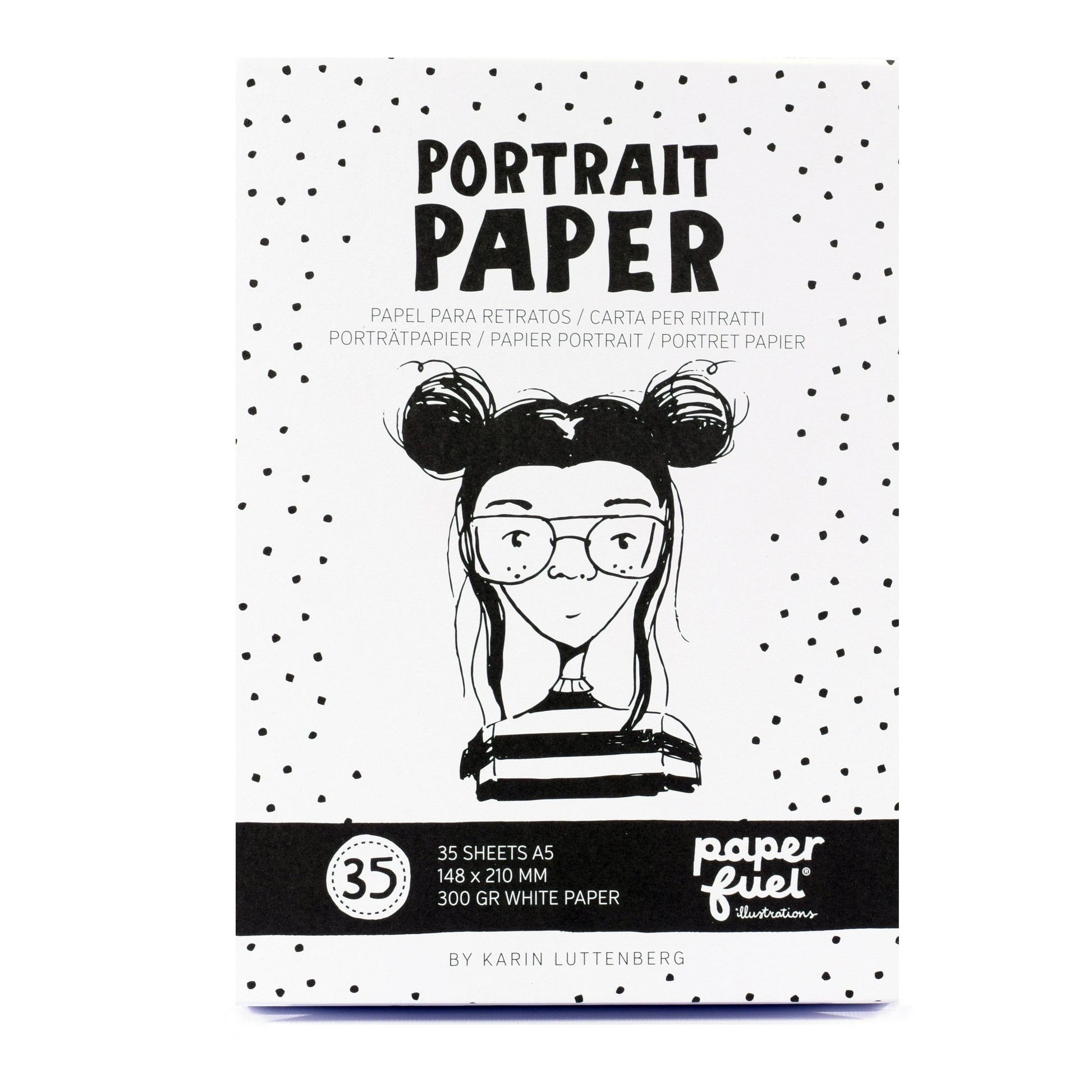 Paperfuel • Porträtpapier A5 35 Blatt weiß