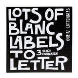 Paperfuel • Etikettenblock, viele Blanko-Etiketten zum Lettern, 300 g, 135 Blatt - afbeelding 1