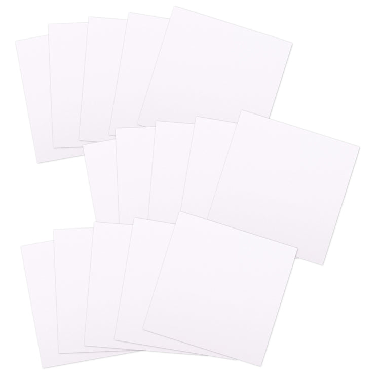 Paperfuel • Zeichenpapier 6x6cm 250gr weiß 15 Blatt