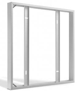 Pfs Aufbaurahmen für LED-Panel 60x60x5,5cm weiß - 5417875