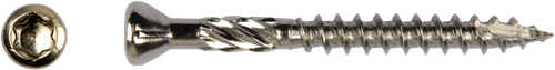 Pgb-europa pfs+ | Edelstahl-Hartholzschraube VZK-T ø 5,00x60 C2 T-25 | 200 Stück – pfwhtgc00005000602