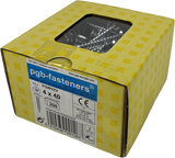 Pgb-europa pgb-befestigungen | Spanplattenschraube ø 4,0x40 mm Pozidrive PZ2 - Vollgewinde verzinkt | 200 Stück – pgwvzv001004000403 - afbeelding 1
