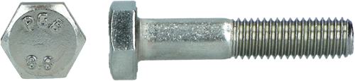 Pgb-europa pgb-befestigungen | Sechskantschraube 8,8 DIN 931 M 12x40 Zn | 100 Stück 931801012000403