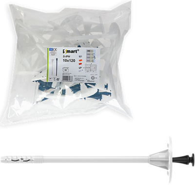 Pgb-europa smart | iso smart s-iph Kunststoffnagel 10x90 | 25 Stück – sm0iphn001000904