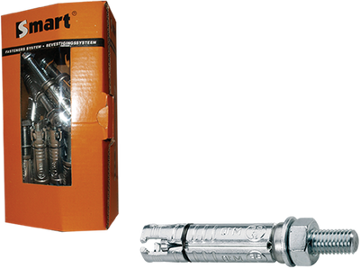 Pgb-europa smart | Keilschraube smart+Ankerstange m6x30x75 verzinkt | 25 Stück sm000k001060075e