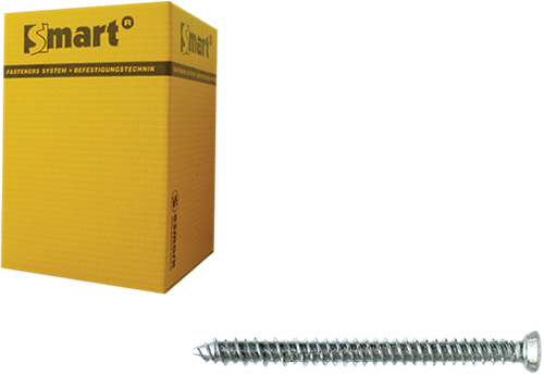 Pgb-europa smart | Rahmenschraube VZK-T30 ø 7,50x112 ZN | 100 Stück sm0wsf0010751123