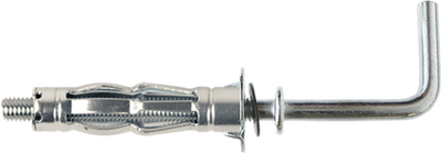 Pgb-europa smart | Metallhohldübel + L-Haken M4x32 Zn sm0hwl001040032h