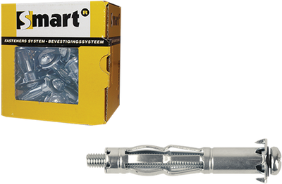 Pgb-europa smart | Metallhohldübel m5x52 verzinkt | 25 Stück sm0hwp001050052e