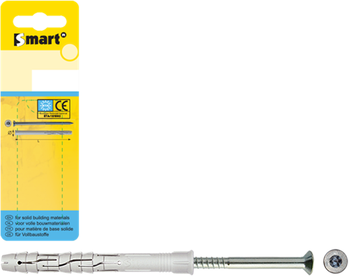 Pgb-europa smart | Fensterrahmendübel VK PA+Schraube ø 10x120 nzn sm0rptn01100120h