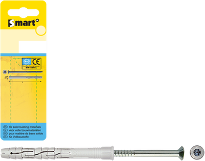 Pgb-europa smart | Fensterrahmendübel VK PA+Schraube ø 10x120 nzn sm0rptn01100120h