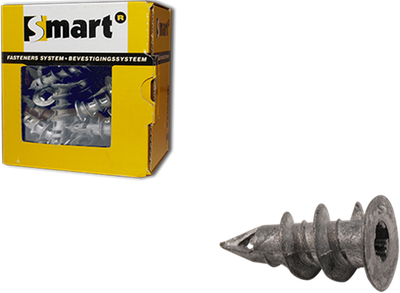 Pgb-europa smart | selbst b. Gipskartondübel Smart ø 15x29 Zamak | 50 Stück - sm0gkp000001e