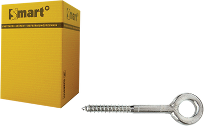 Pgb-europa smart | schwere Schrauböse geschweißt ø 12x90 Zn | 50 Stück – sm0scf0011200903