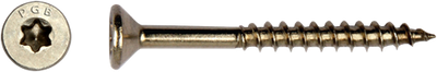 PGB-Europe PGB-Fasteners Universal-Spanplattenschraube Edelstahl A2 VK-T Teilgewinde Senkkopf ø 3,00x25 Tx10 | 200 Stück | pgwvtga00003000253