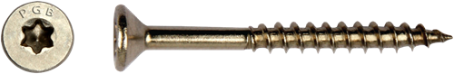 PGB-Europe PGB-Fasteners Universal-Spanplattenschraube Edelstahl A2 VK-T Teilgewinde Senkkopf ø 3,00x25 Tx10 | 200 Stück | pgwvtga00003000253